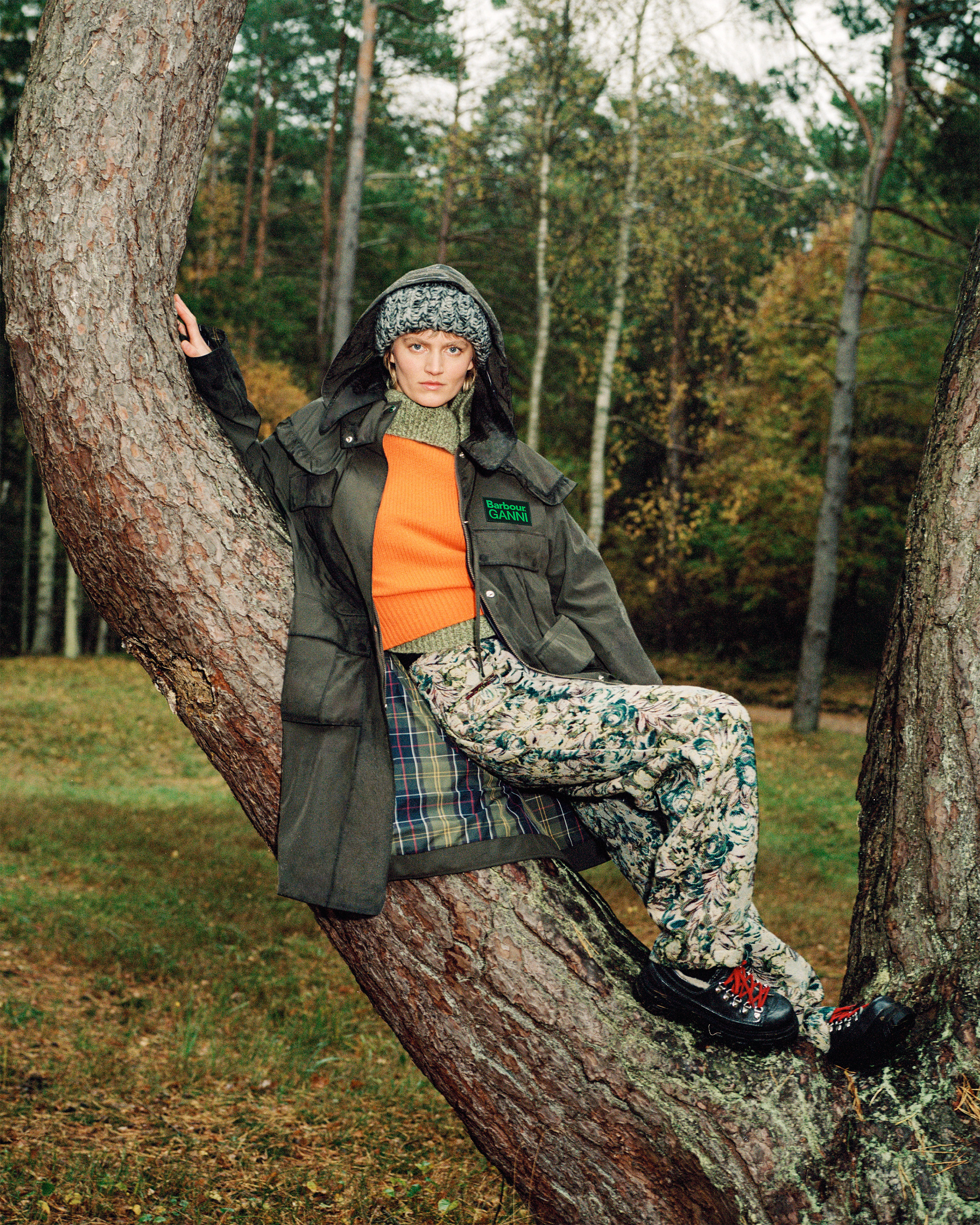 Barbour x GANNI Parka