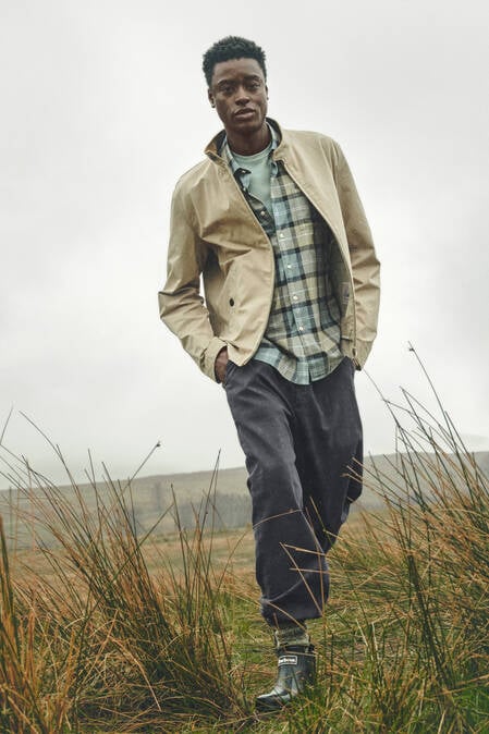 Barbour, brand website product image