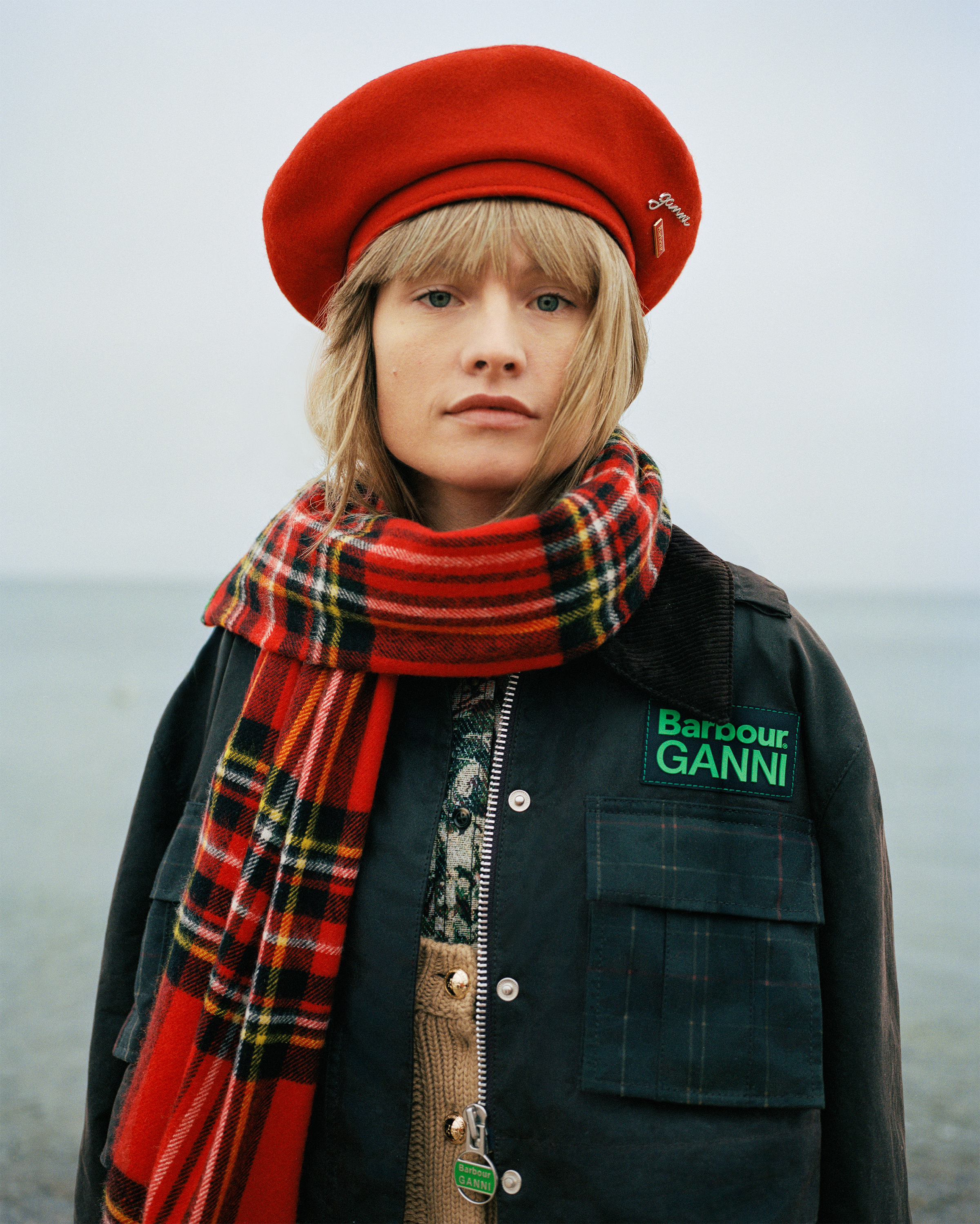 Barbour x GANNI Scarf