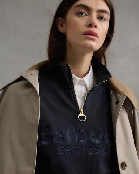 Sara Half Zip Sweatshirt