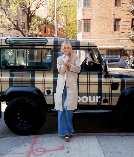 Leslie Bibb - Tea & Sympathy Tartan Event