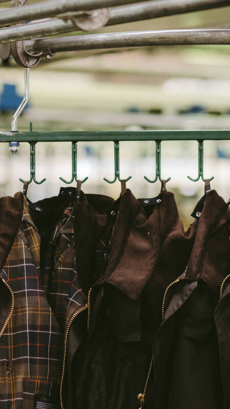 Barbour Waxed Jacket Rail Barbour Waxed Jacket Rail