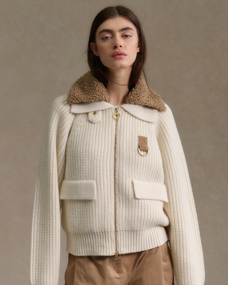 Maria Knitted Bomber