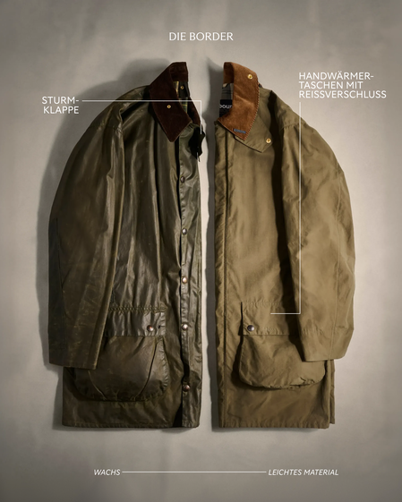Border Casual Jacket Details 
1. Handwarmer Pockets
2. Throat Latch