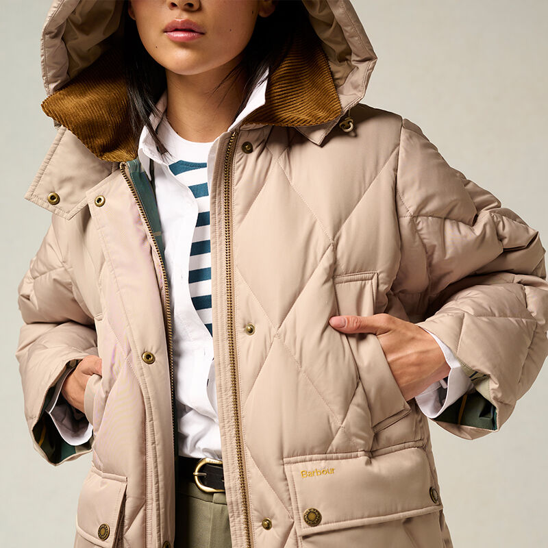 Barbour Longline Yasmin Down Puffer Jacket