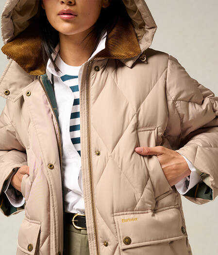 Barbour Longline Yasmin Down Puffer Jacket