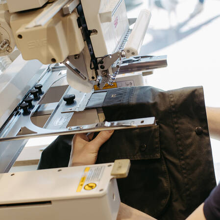 Barbour Stickaktion auf Sylt