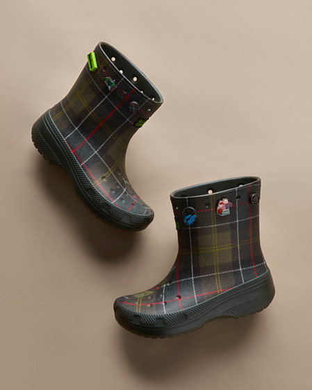 Barbour x Crocs Boots