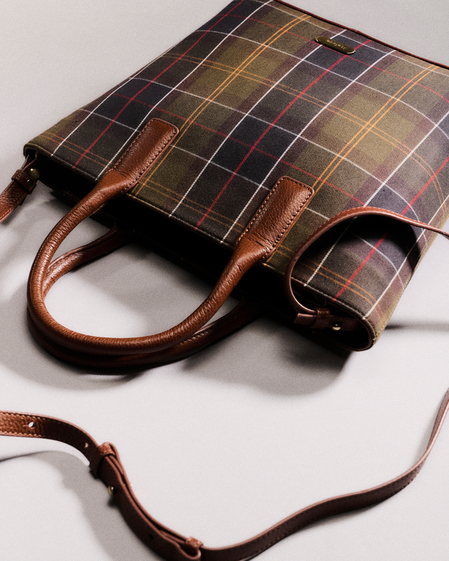 Tartan Birch Tote Bag