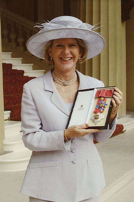 Dame Margaret receiving award Dame Margaret receiving award