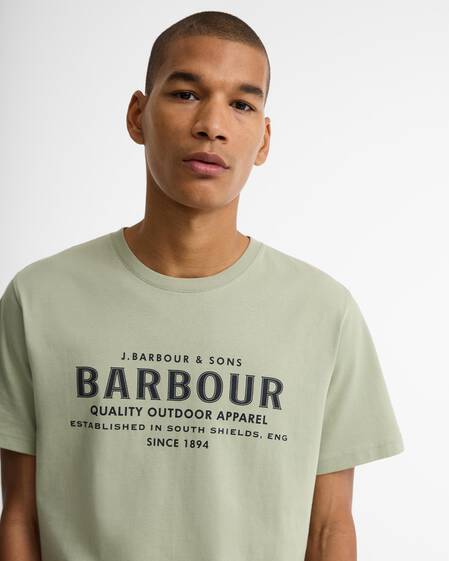 Moorside Logo T-Shirt Mineral Green