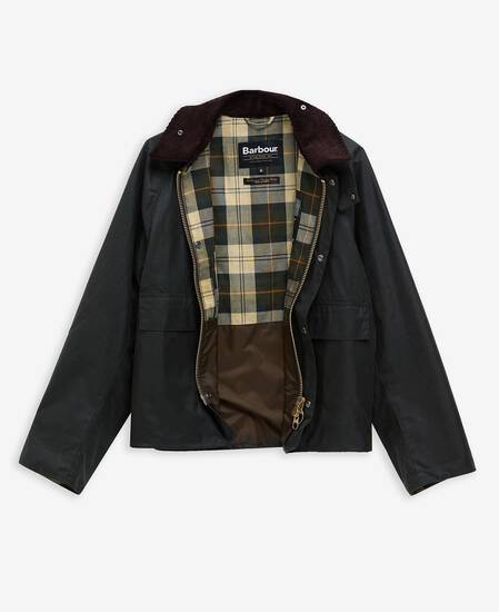 Modified Spey Waxed Jacket Sage