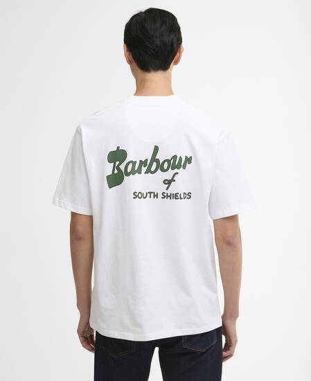 T-shirt oversize con logo vintage Crossby White