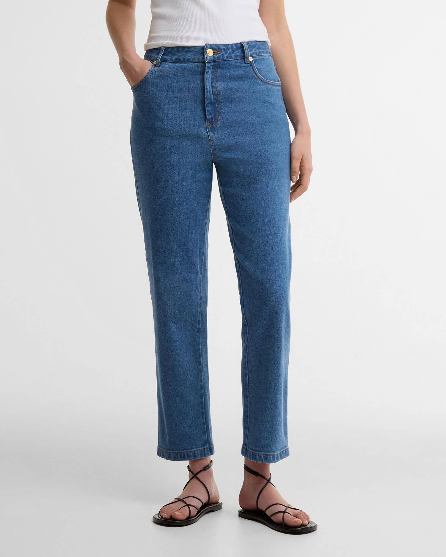 Seren Straight-Leg Jeans Denim Blue image number 1