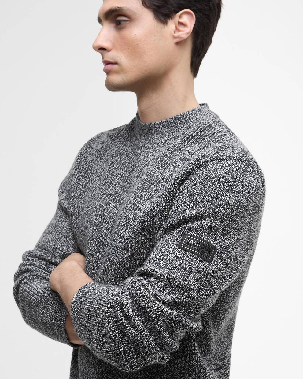 Declan Yarn Twist Crew Neck Jumper