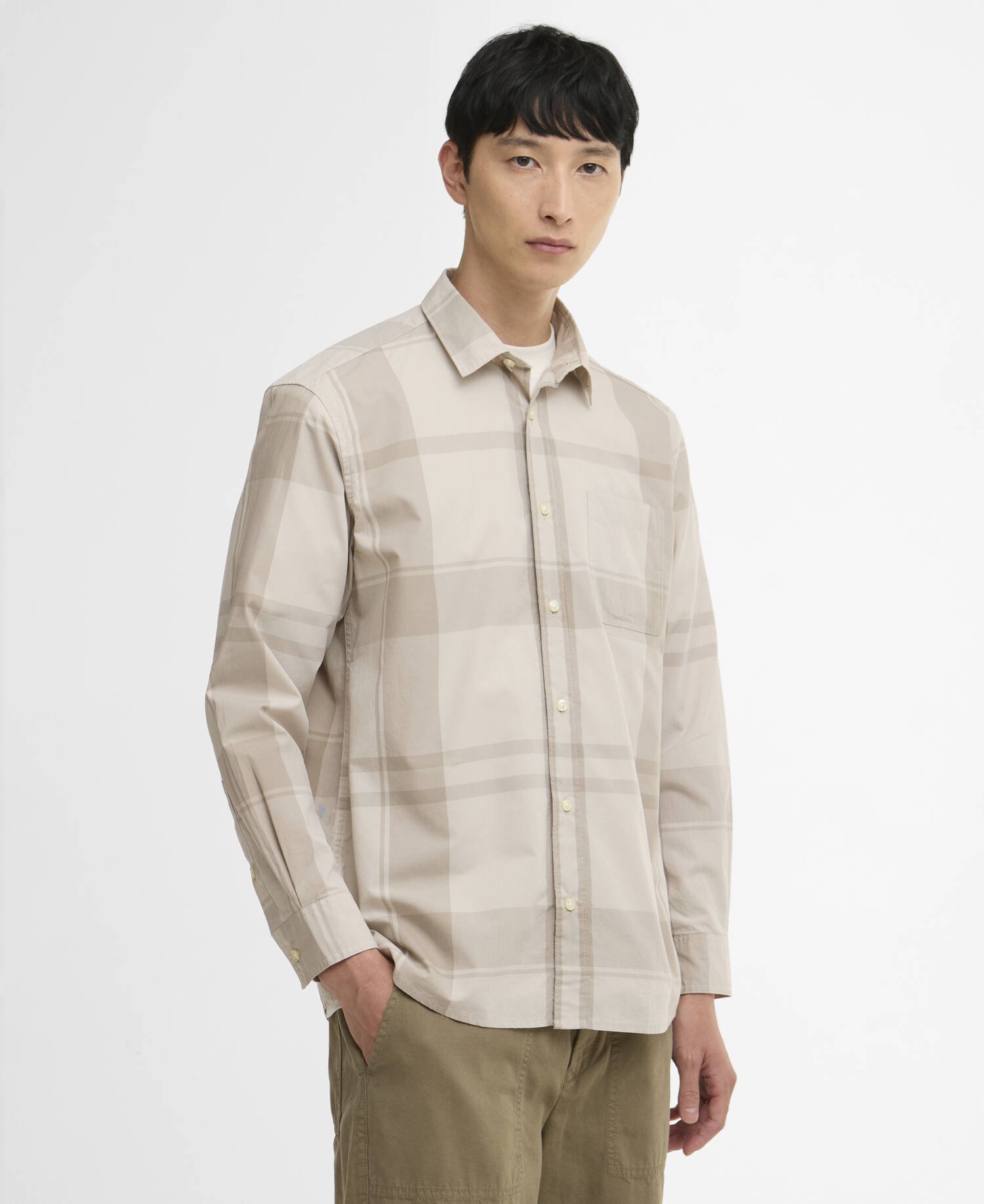 Tunstall Oversized Tonal Tartan Shirt image number 0