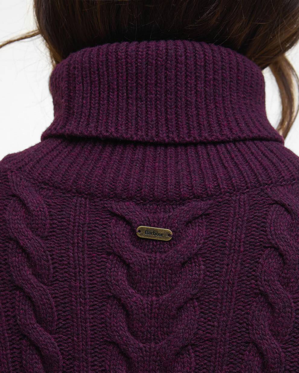 Maglione Embleton a collo alto con risvolto