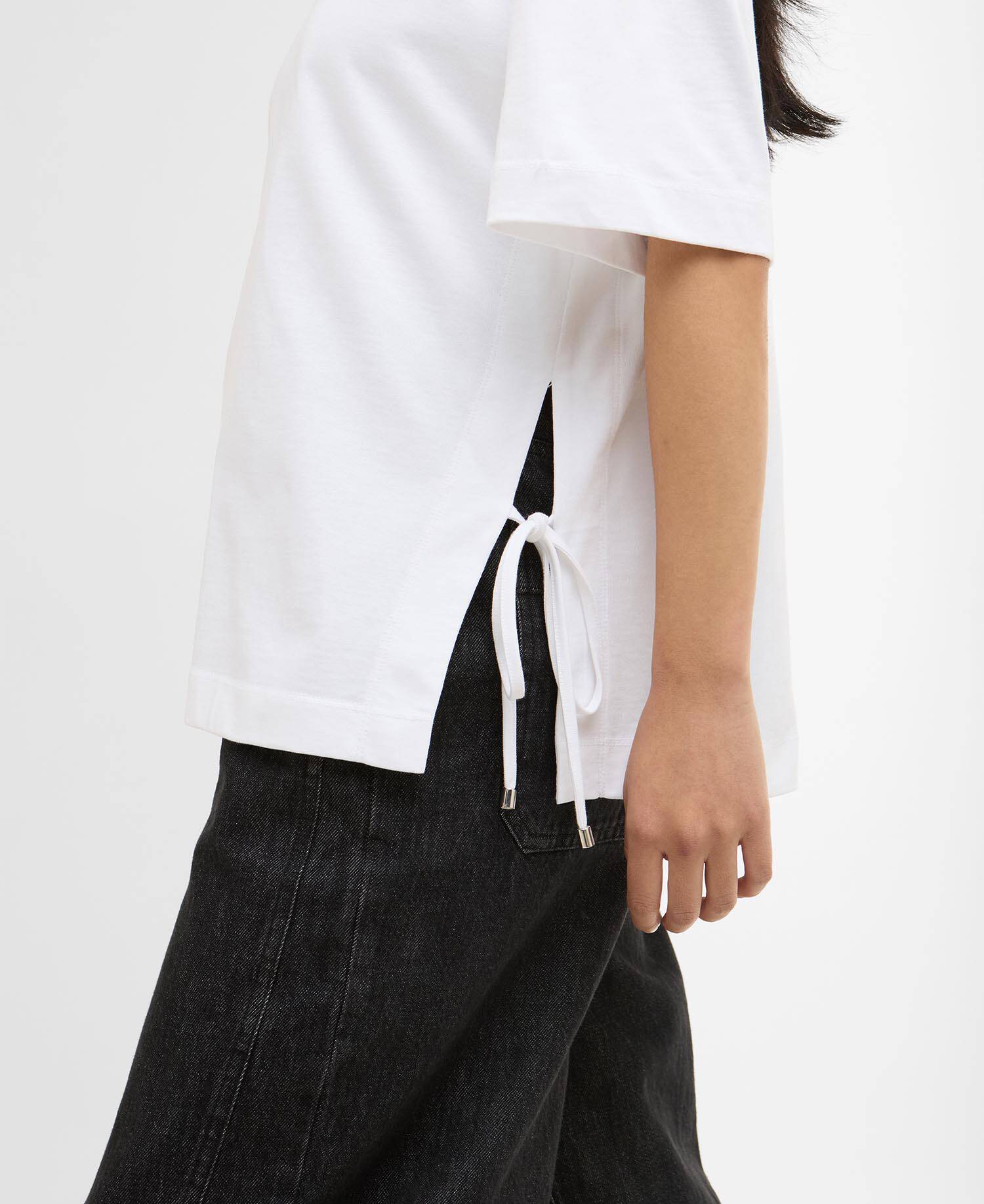 T-shirt Marron White image number 4