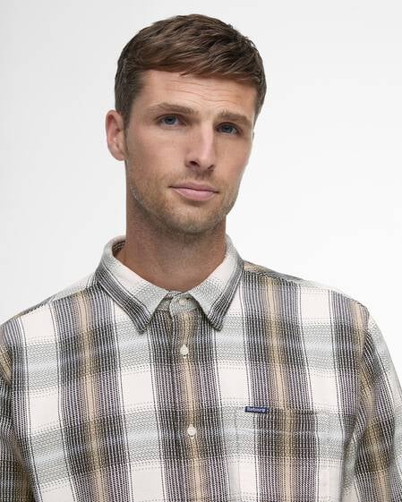 Hawthorn Checked Relaxed Shirt Whisper White