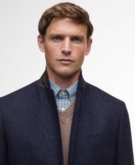Blazer Godfrey Moons Shetland Navy Blazer Godfrey Moons Shetland Navy