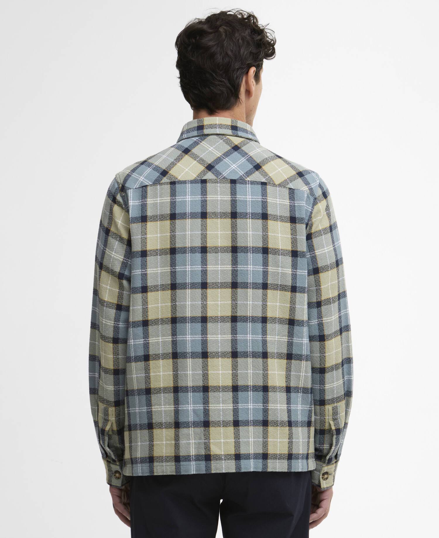 Vennel Textured Tartan Overshirt image number 2