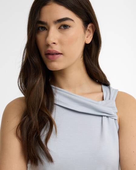 Cinzia Tank Top Pearl Blue