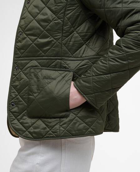 Deveron Polarquilt Jacket Olive-Pearl