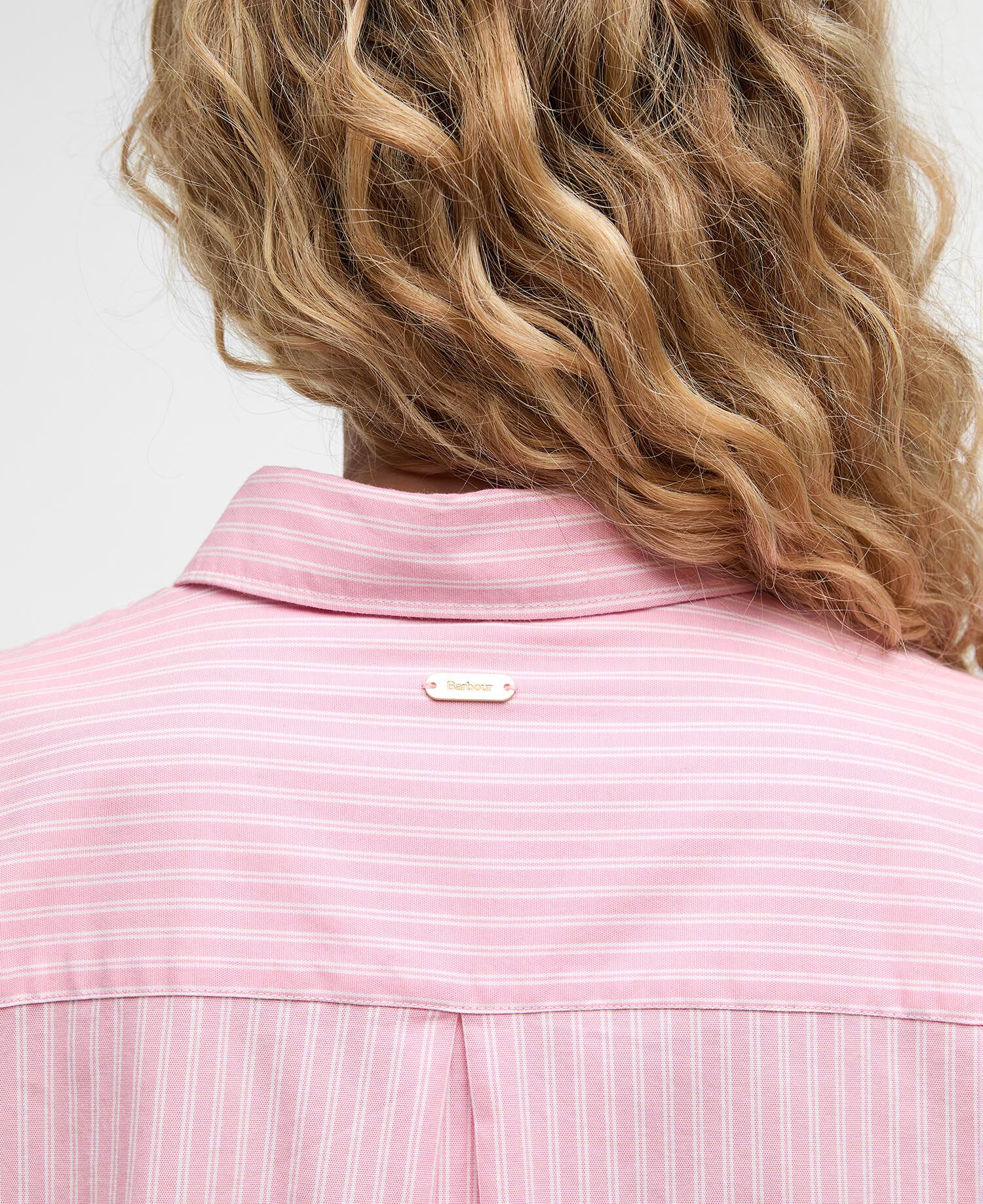 Rosie Striped Boxy Shirt Cherry Blossom Stripe