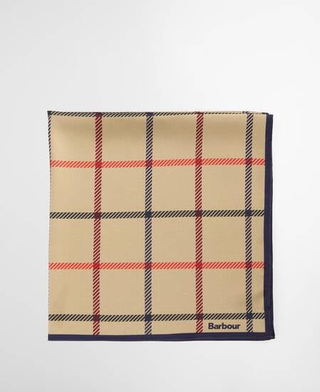 Mackworth Head Scarf Beige Tattersall