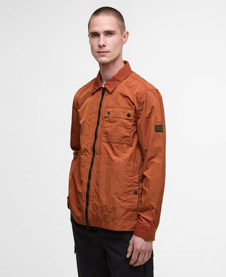 Inline Overshirt Dark Ginger Inline Overshirt Dark Ginger