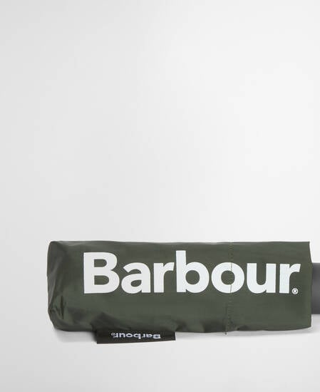 Logo Mini Umbrella Barbour Green