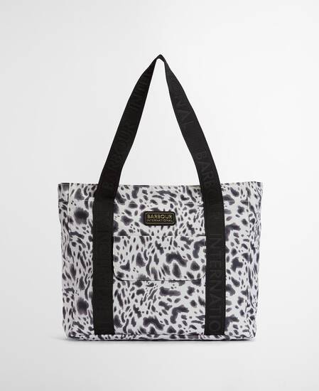 Boulevard Tote Bag Bio Ink Leopard Print