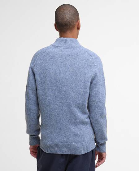 Talder Zip-Up Jumper Bluestone