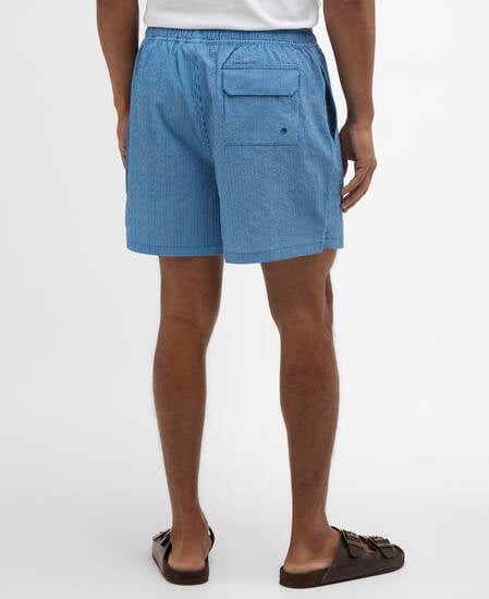 Somerset Pinstripe Swim Shorts Sailboat Blue