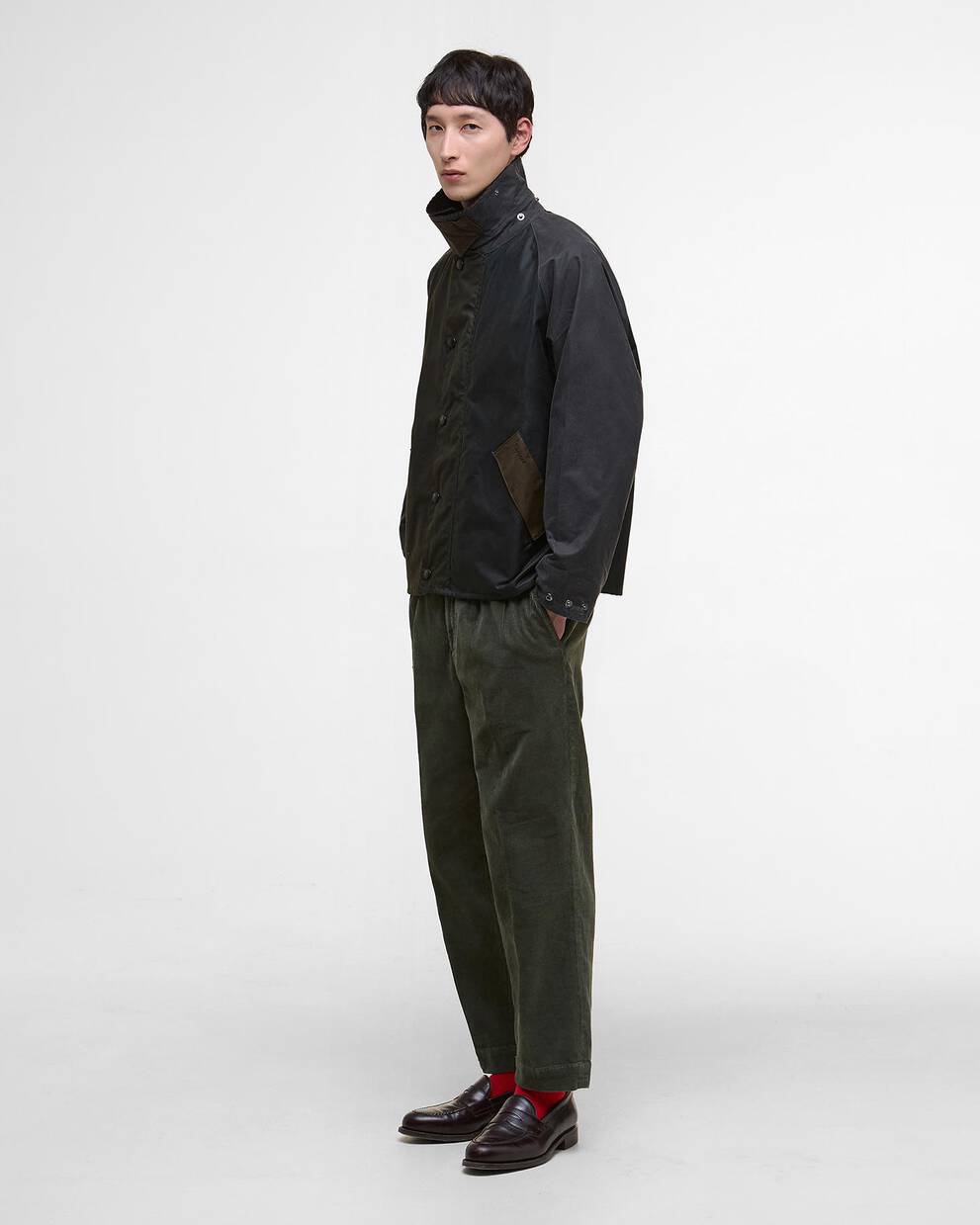 Patchwork Transport Waxed Jacket