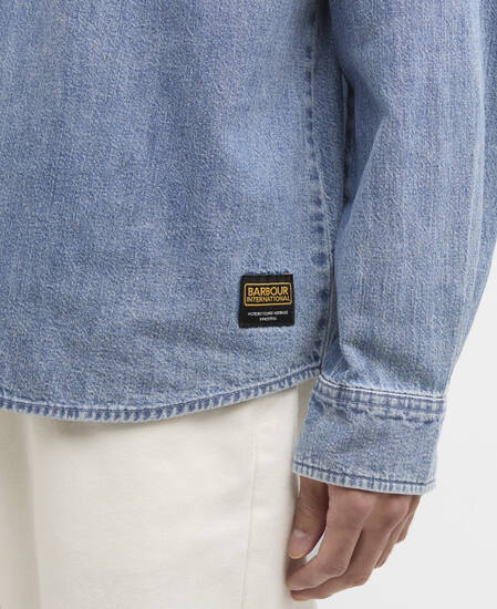 Camicia in denim Chopper Washed Indigo