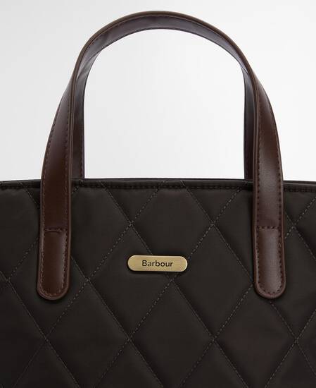 Mini-borsa tote trapuntata Olive