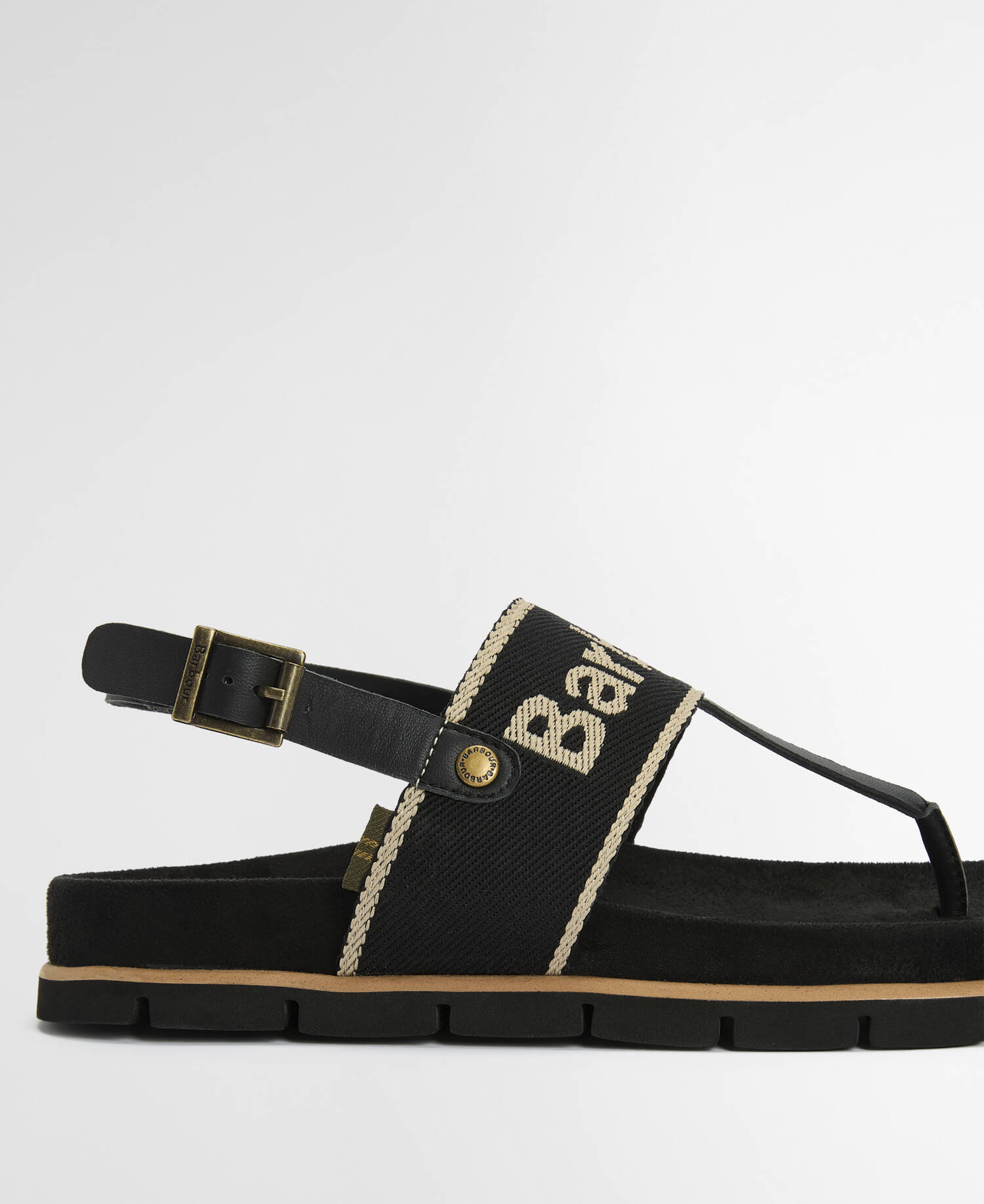 Lumley Toe Post Sandal Black image number 4