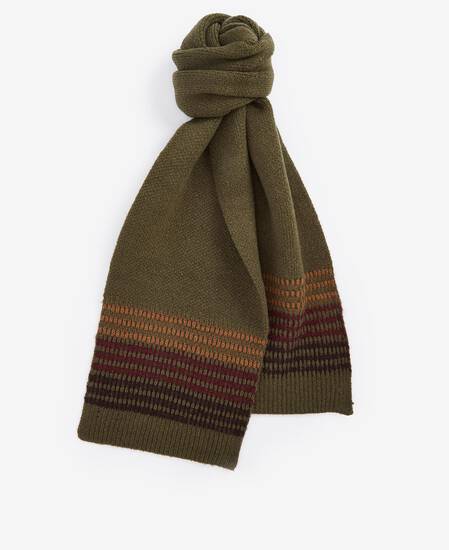 Branton Beanie and Scarf Gift Set Army Green