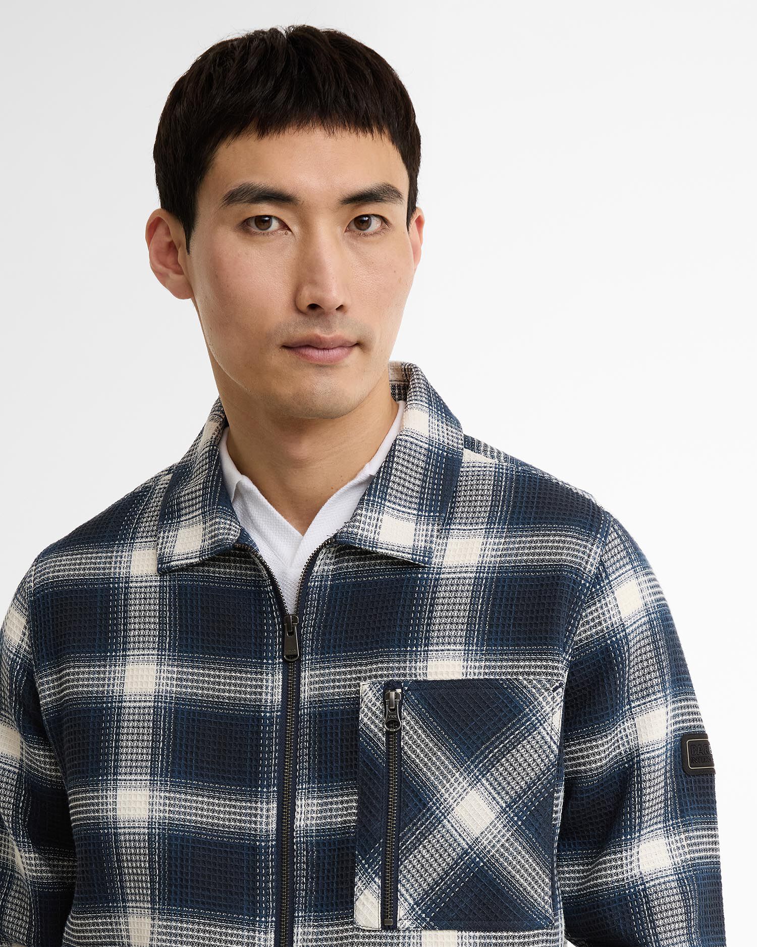 Overshirt Elm Checked Oxford Navy