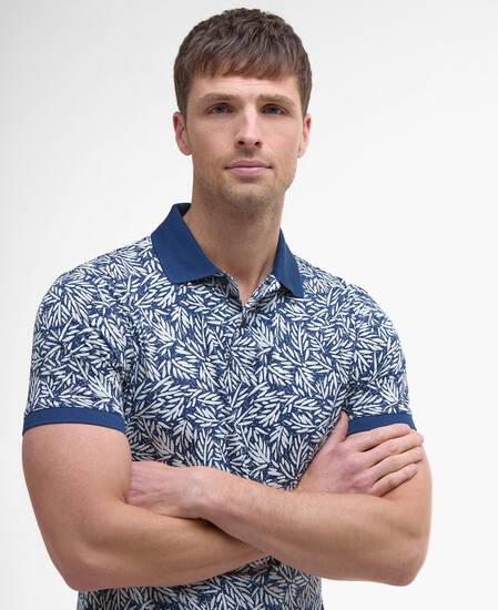 Jackstone Printed Polo Shirt Dark Denim Jackstone Printed Polo Shirt Dark Denim