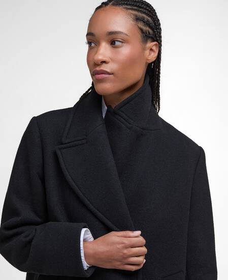 Kurzmantel Indie Wool Black/Onyx Tartan Kurzmantel Indie Wool Black/Onyx Tartan