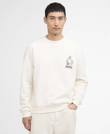 Staithes Graphic Sweatshirt Whisper White