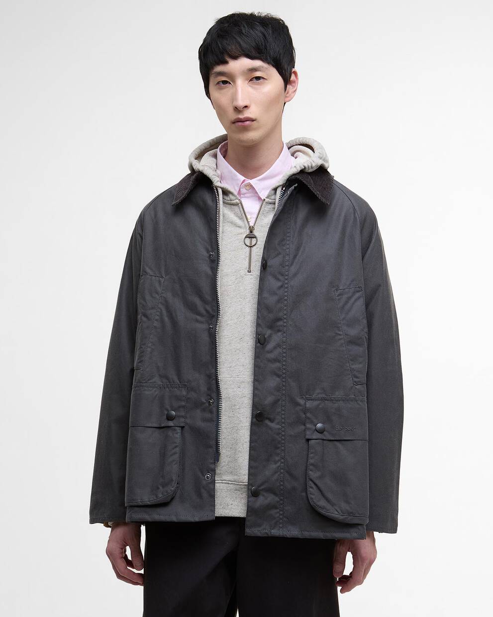 Oversized Bedale Waxed Jacket