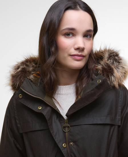 Durham City Waxed Parka Rustic