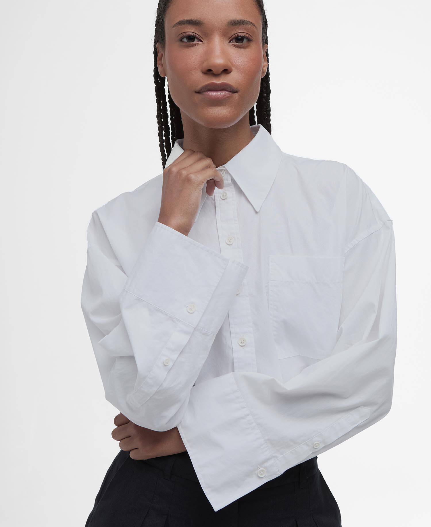 Angela Long-Sleeved Shirt Classic White image number 3