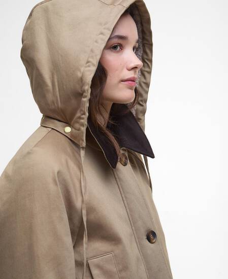 Delfina Casual Jacket Military Brown