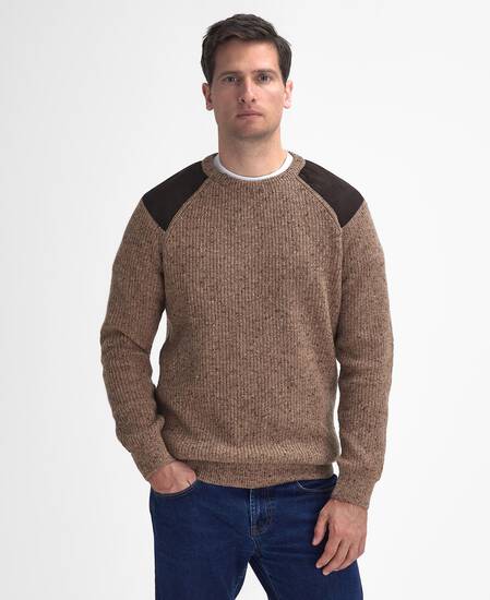 Raisthorpe Crew Neck Jumper Stone