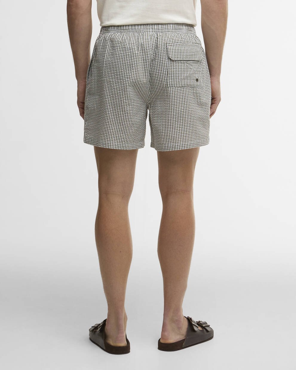 Gingham Seersucker Swim Short