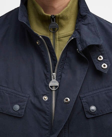 Garment Dyed Duke Casual Jacket Navy